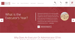 Desktop Screenshot of executorsinsurance.co.uk